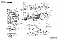 Bosch 0 601 579 041 Jig Saw 110 V / GB Spare Parts